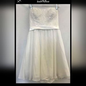 Absolutely beautiful size 14 strapless symphony of Venus wedding/reception dress